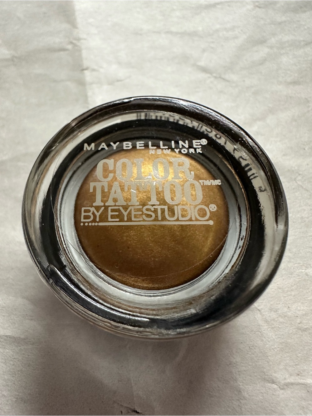 NEW Maybelline Color Tattoo Cream Eyeshadow - Gold Shimmer #300 Limited Edition
